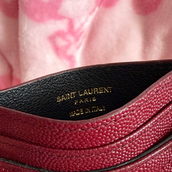 Burgundy Card Holder - Picture 7 of 9